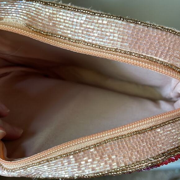 Pink Lightning Beaded Box Purse - Picture 7 of 10